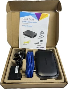 NETGEAR DOCSIS 3.0 340Mbps Cable Modem CM400-1AZNAS - Picture 1 of 1