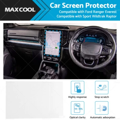 Tempered Glass Screen Protector 12" Suitable for Ford Ranger Everest Wildtrak - image 1 of 4