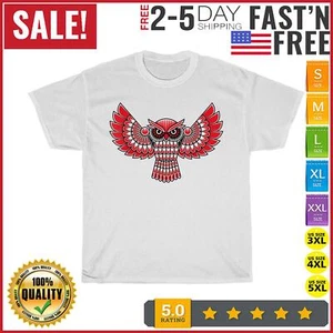 Haida Owl American Indian Native America Indigenous Vintage T Shirt Men Women - Picture 1 of 9