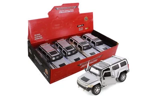Hummer H3 SUV, Silver - Showcasts 68240D - 1/24 Scale Diecast Model Toy Car - Picture 1 of 6