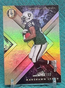 2018 Gold Standard Marshawn Lynch 07/99 Oakland Raiders - Picture 1 of 3