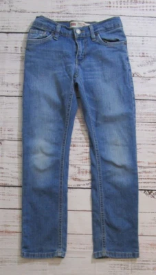 Pantalones de mezclilla ajustados azules ajustables Levis Performance 511 para niños 8R 24x25 (24x24) Foto 1 de 4