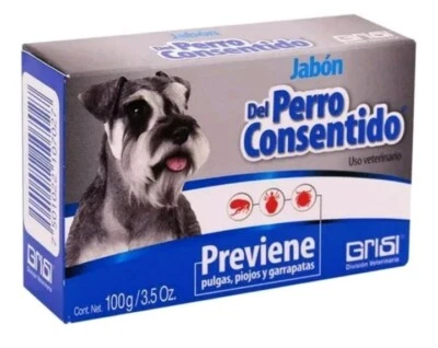 GRISI DEL PERRO CONSENTIDO Grisi Jabon Del Perro Consentido Bar Soap For The Feas & Ticks! For FUR BABIES ❤
