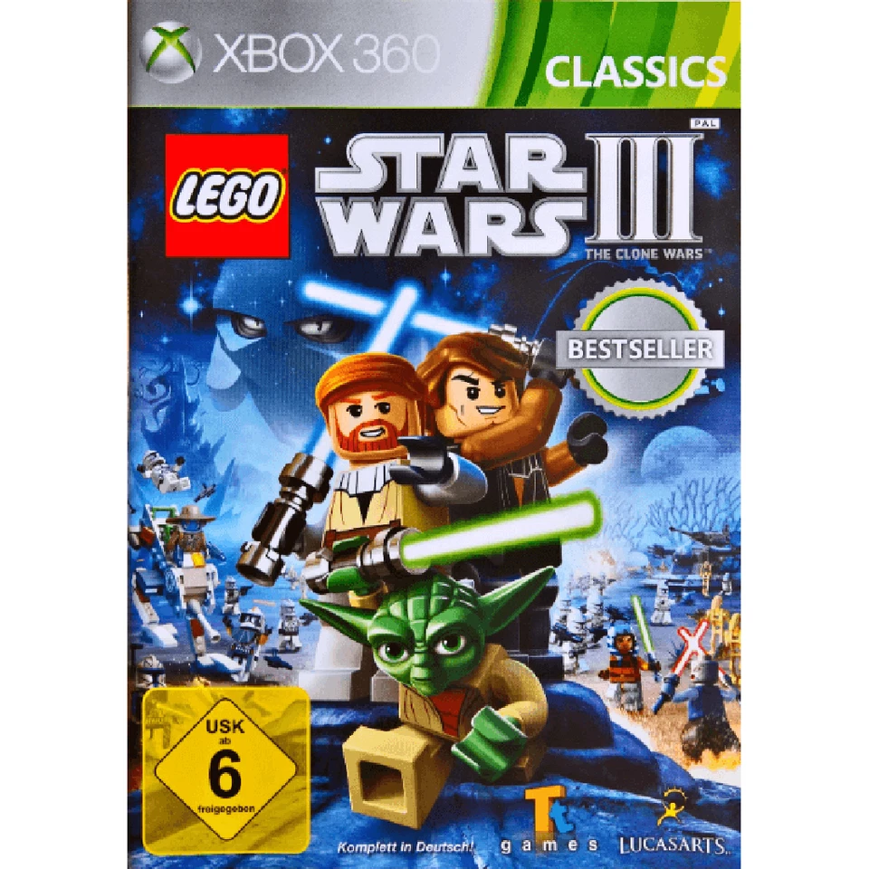 Microsoft Xbox 360 - LEGO Star Wars III: The Clone Wars: Classics | Bestseller - - Bild 1 von 1