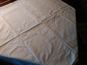 Tablecloth; tablecloth; cotton damask; 190 x 105 cm; 12; runner - Picture 1 of 4