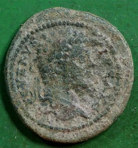 Roman Provincial ae24 Bronze Septimius Severus Pisidia Antioch TYCHE @0351 - Picture 1 of 3
