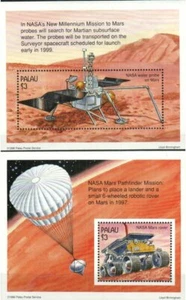 Palau Stamp 411-412  - Voyage to Mars - Picture 1 of 1
