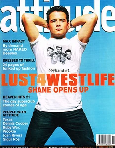 ATTITUDE #79 SHANE FILAN -WESTLIFE Joan Rivers RUBY WAX Jackie Collins SIGUR ROS - Picture 1 of 8
