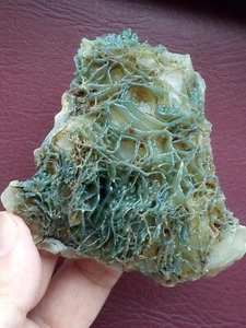 172g Natur GoBi Achat Schwarze Gebirgsvenen Achat Suiseki-Viewing Collection - Bild 1 von 12