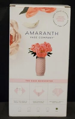 Jarrón inteligente Amaranth-The para arreglos florales drenaje de agua y acceso al vástago Foto 1 de 4