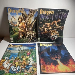 VTG The Dragon Magazine Lot Of 4 # 79, 93, 94, 122 Original 1980s VG Condition - Picture 1 of 6