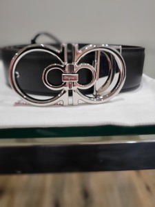 Salvatore Ferragamo Black Belts for Men 