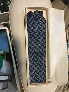 Vintage Pepsi Cola Logo Necktie Tie Hampton Hall Soda New Old Stock In Box #2 - Picture 1 of 8