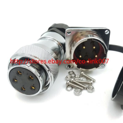 WS28 5pin Power Connector,Industrial Bulkhead Aviation Connector Plug Socket - Image 1 of 4