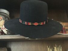 Vintage 6 7/8 Lady  Stetson Billy Jack Genuine Fur Felt Western cowboy hat