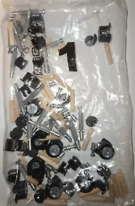 Ikea BRUSALI Shoe Cabinet Parts Handles, Screws, Anchors,Wood Pegs, Etc - Picture 1 of 4