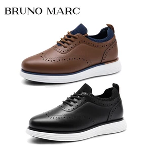 Bruno Marc Boy's MaxFlex Dress Sneakers Oxfords Casual Wingtip Brogue Shoes - Picture 1 of 17
