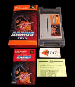 DARIUS TWIN SILVER HAWK Super Famicom Nintendo SNES SFC JAP Taito - Imagen 1 de 3