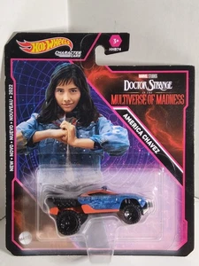 2022 Hot Wheels Character Cars Dr. Strange - AMERICA CHAVEZ - GRM26 - Picture 1 of 12