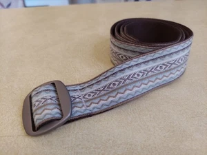 Cintura con fibbia design bisonte multicolore azteca media 0-38 made in USA - Foto 1 di 10
