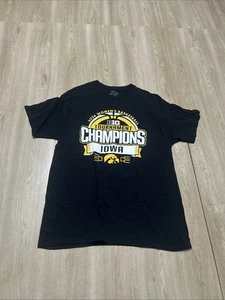 2024 Women’s Basketball Big 10 Tournament Champions Iowa Hawkeyes T-Shirt Mens L - Picture 1 of 3