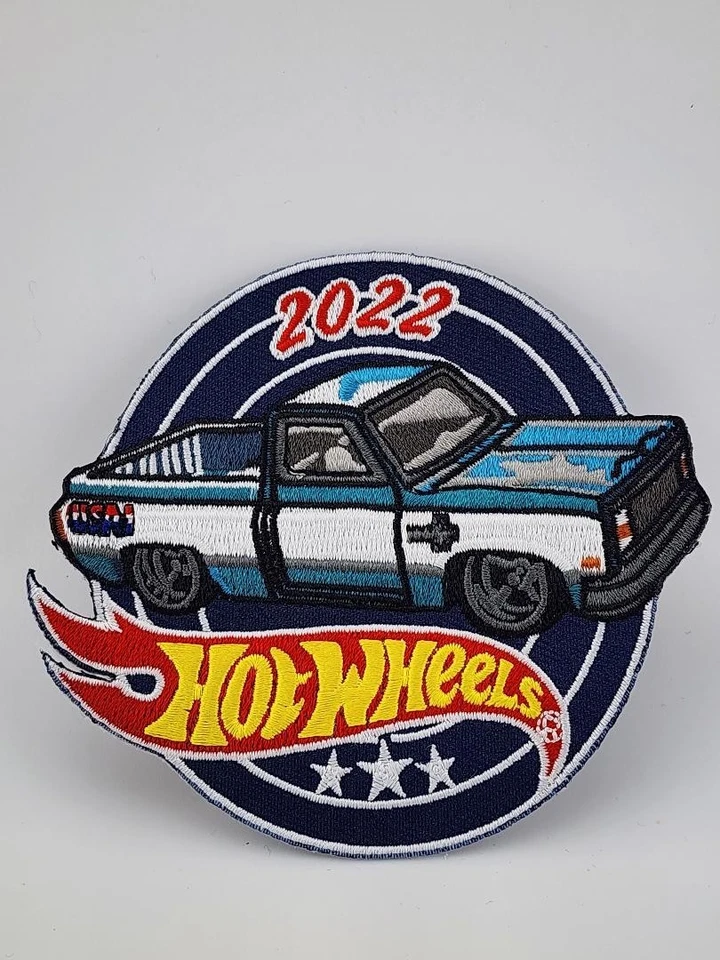 Parche Chevy Silverado 2022 Hot Wheels azul 83 coleccionistas LAX 36ª Convención Foto 1 de 1