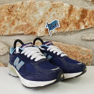 New Balance Heritage 990 V3 Made In USA Athletic Sneaker Women's Size 5.5 Navy - Picture 1 of 13