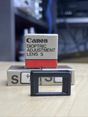 Lente de ajuste dioptrico Canon +3.0 dioptrías S 4 AE-1 A1 ocular nuevo de stock vendedor de EE. UU. Foto 1 de 4