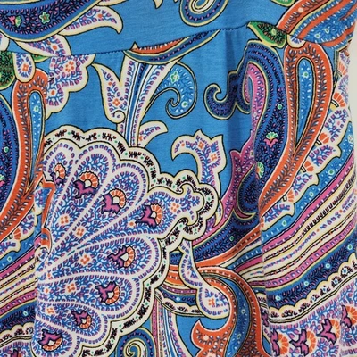 Pantalones anchos LAUREN Ralph Lauren para mujer Plus cachemira crepé azul talla 1X Foto 1 de 4