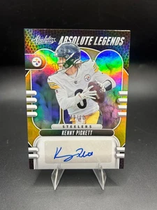 Panini Absolute Legends Auto Kenny Pickett 2023/10 SSP - Imagen 1 de 2