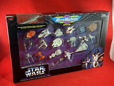 星球大战 Galoob Micro Machines Master 罕见 领带轰炸机 贴纸 错误印刷 全新带盒 1994 — 第 1/4 张图片
