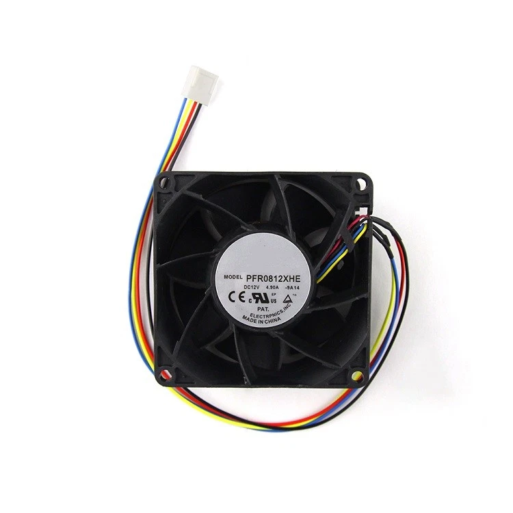 Cooling Fan For Delta PFR0812XHE 12V 4.9A 80*80*38mm 13300RPM 4pin PWM - Image 1 of 1