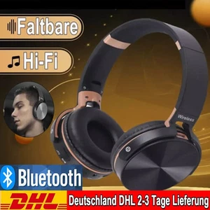 On Ear Cuffie 5.0 Bambini Bluetooth Senza Fili Stereo Basso Cuffie Pieghevoli - Foto 1 di 12
