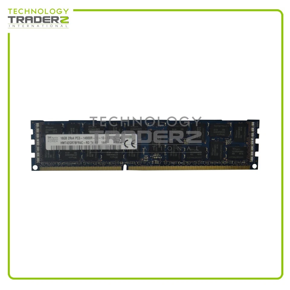 HMT42GR7BFR4C-RD Hynix 16GB PC3-14900R DDR3-1866MHz ECC REG SDRAM Memory Module - Image 1 of 1