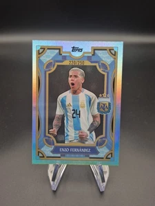 Topps Argentina Team Set 2024-25 - Enzo Fernandez - Parallel /250 - Picture 1 of 2