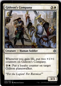MTG Gideon's Company War of the Spark Uncommon #268 - Picture 1 of 2