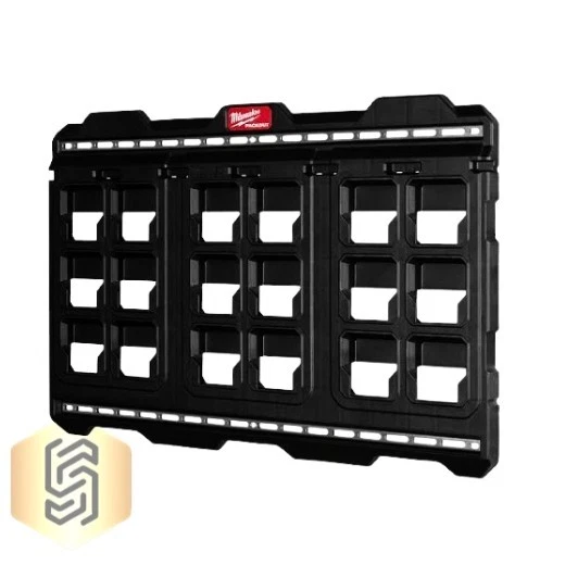 Milwaukee 48-22-8497 PACKOUT Large Wall Plate w/ Metal Mounting Tracks - Image 1 of 1