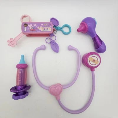 Disney Doc McStuffins Toy Doctor Tools Lot Stethoscope Syringe Multi Tool - Image 1 of 4