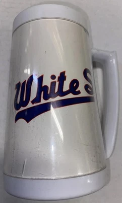 Taza de cerveza aislada vintage Chicago White Sox Miller Lite Stein Eagle Foto 1 de 4