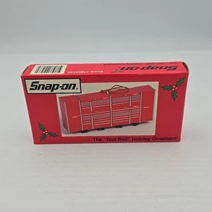 Snap-On Tools Tool Wall Holiday Ornament 2002 NIB New in Box Christmas Tree Red - Picture 1 of 2