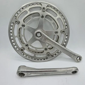 Vintage Takagi Tourney Doppelkurbelgarnitur, 170 mm, 52t / 40t, mit Kettenschutz, SAUBER - Bild 1 von 14