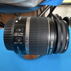 Canon EF-S 18-55mm IS Zoom Lens 58mm Filter Thread Used DSLR Camera Lens - Picture 1 of 6