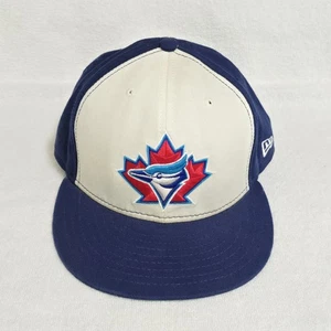 Toronto Blue Jays 59FIFTY Fitted Hat 7 3/4 Green Undervisor VTG New Era Made USA - Picture 1 of 16