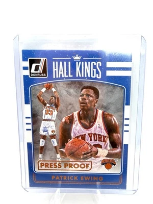 Panini Donruss 2016-17 - Hall Kings Patrick Ewing #17 prueba de prensa naranja/125 Foto 1 de 2