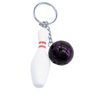 Bowling Keyring Bowling Pin Keychain Sport Car Key Chain for Bag Decoration - Picture 1 of 28