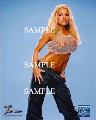 Trish stratus wrestling divas lot 9 colour photos pictures wwe wwf women 2 hof Foto 1 de 4