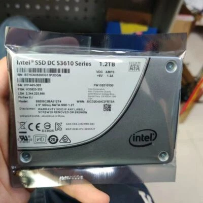 Intel 1.2TB SSD S3610 Series Enterprise 2.5" SSDSC2BX012T4 MLC SATA FW:G2010150. - Image 1 of 4