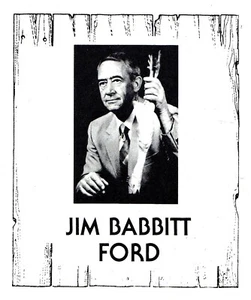 "Jim Babbitt Ford" Ad-Flagst6aff, Arizona(From Flagstaff Rodeo Program)1985 - Picture 1 of 1