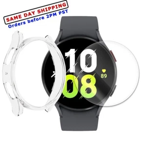 100% NOWY Ochrona ekranu Twarde etui PC do Samsung Galaxy Watch 5 44mm SM-R915U - Zdjęcie 1 z 1