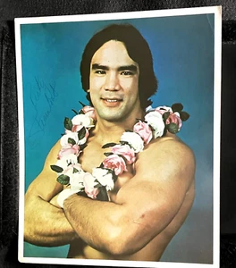 Ricky The Dragon Steamboat 8X10 Autographed ORIGINAL PROMO PHOTO RARE NWA WWF - Picture 1 of 6